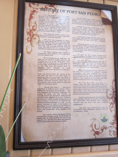 History of Fort San Pedro